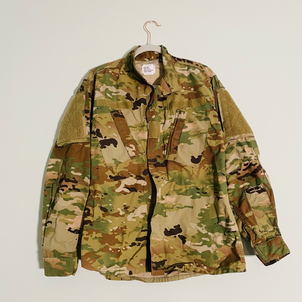 Camouflage Military Jacket - S regular Unisex